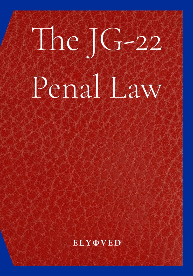 Front cover of The JG-22 Penal Law